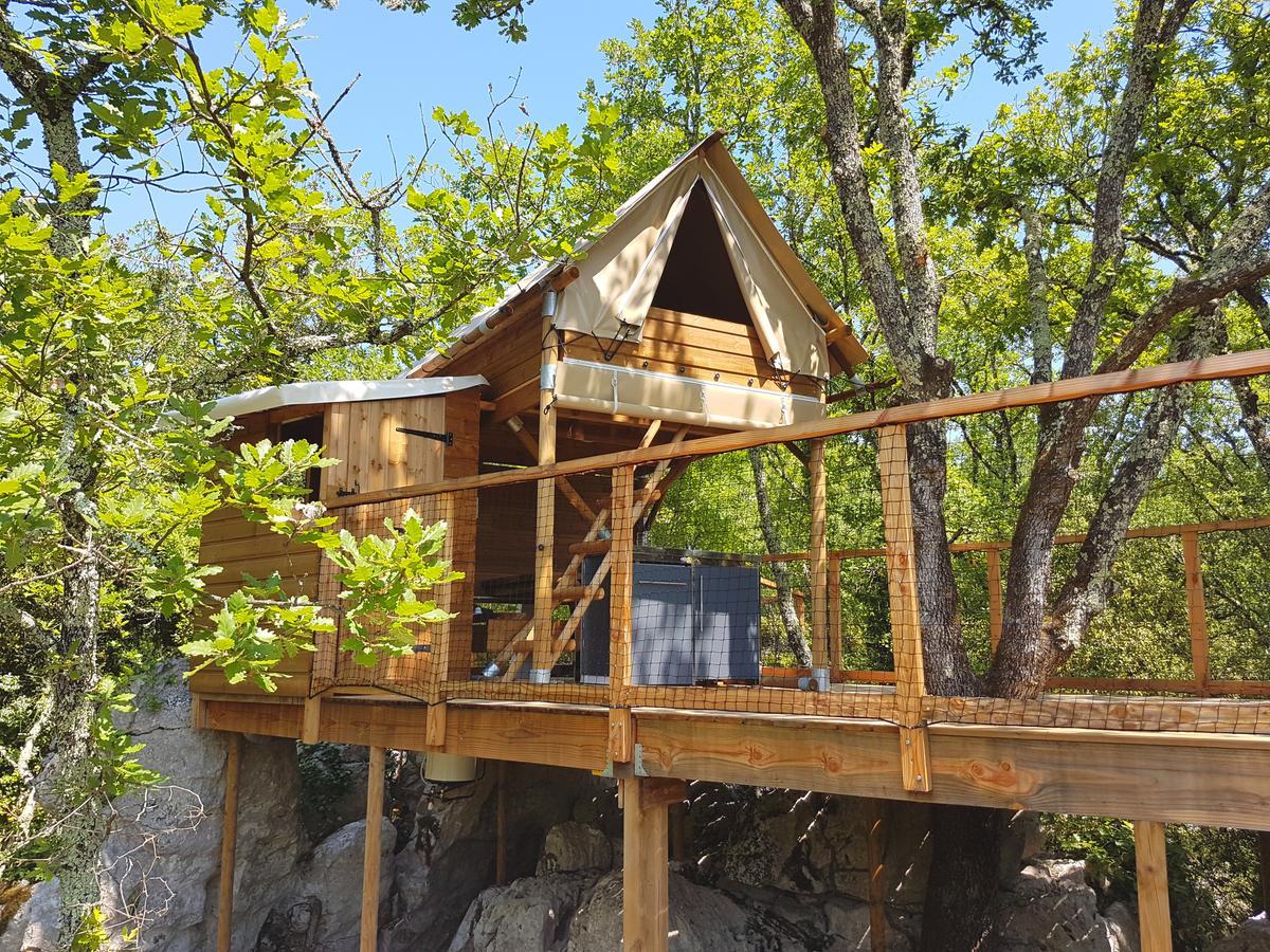 Cabanes Lodges Le Serviere บาลาซูค ภายนอก รูปภาพ